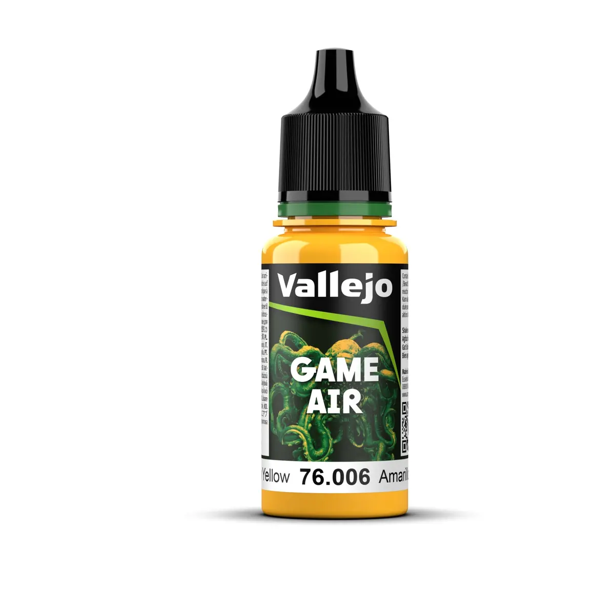 Vallejo Game Air - 10 Sun Yellow 18 Ml 1