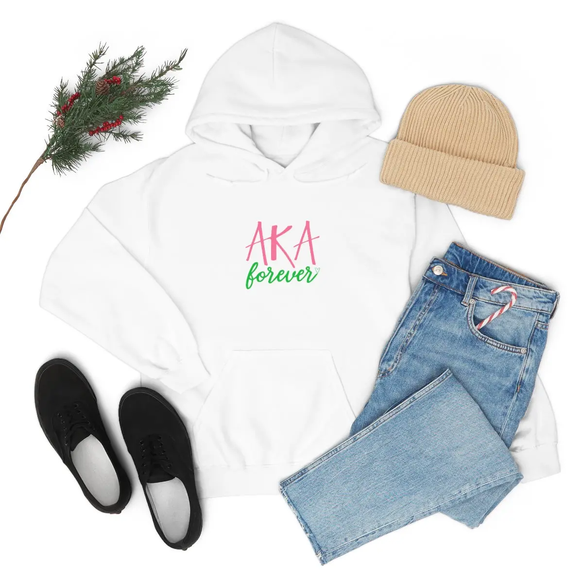 Aka Forever Unisex Heavy Blend™ Hooded Sweatshirt 6