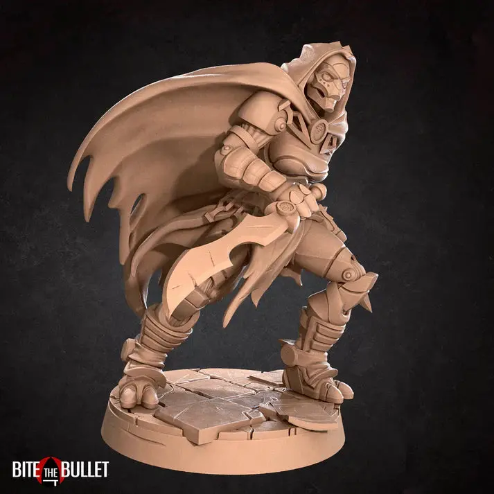 Warforged Rogue Female D&D Miniature 1