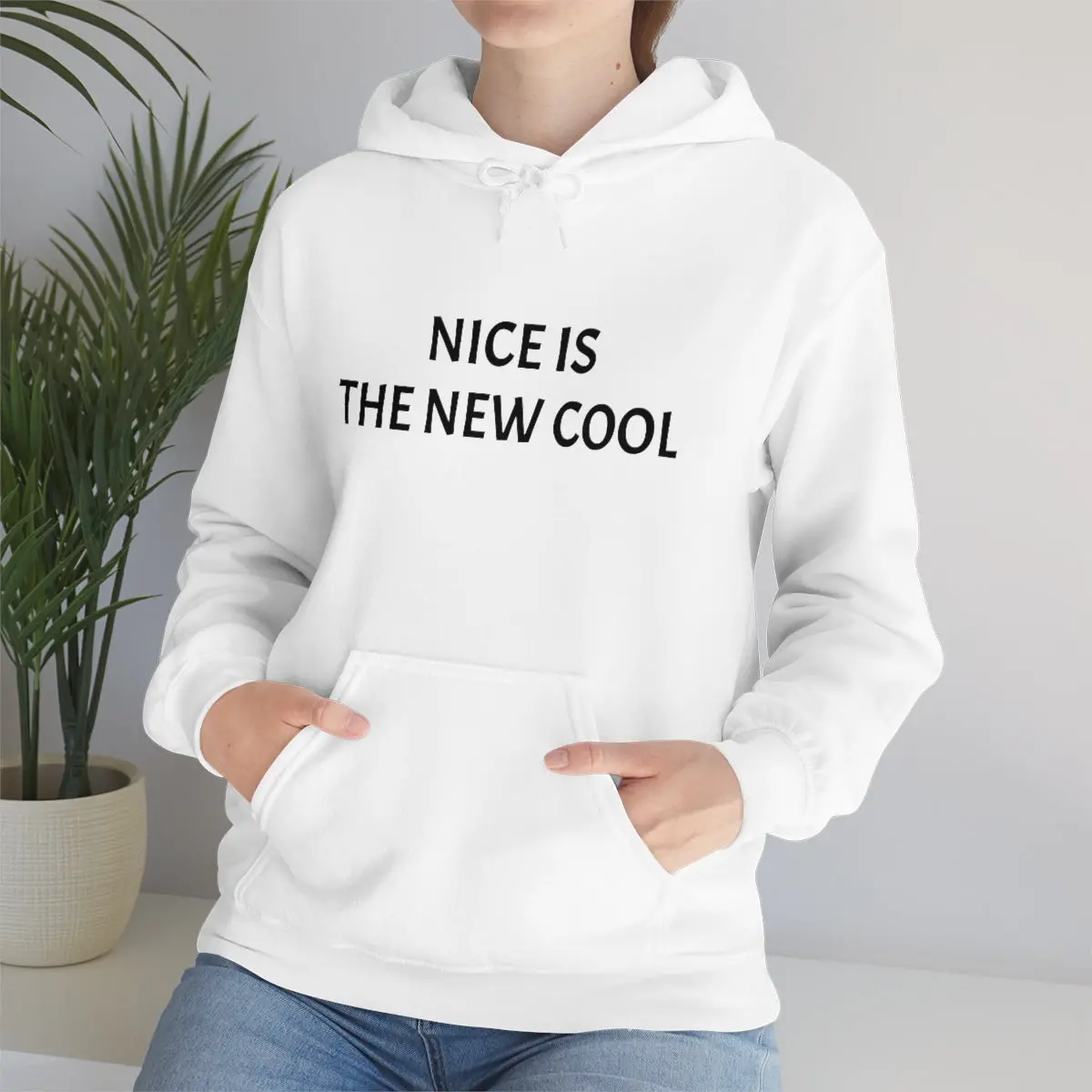 Nice Is The New Cool Heavy Blend™ Hooded Sweatshirt 6
