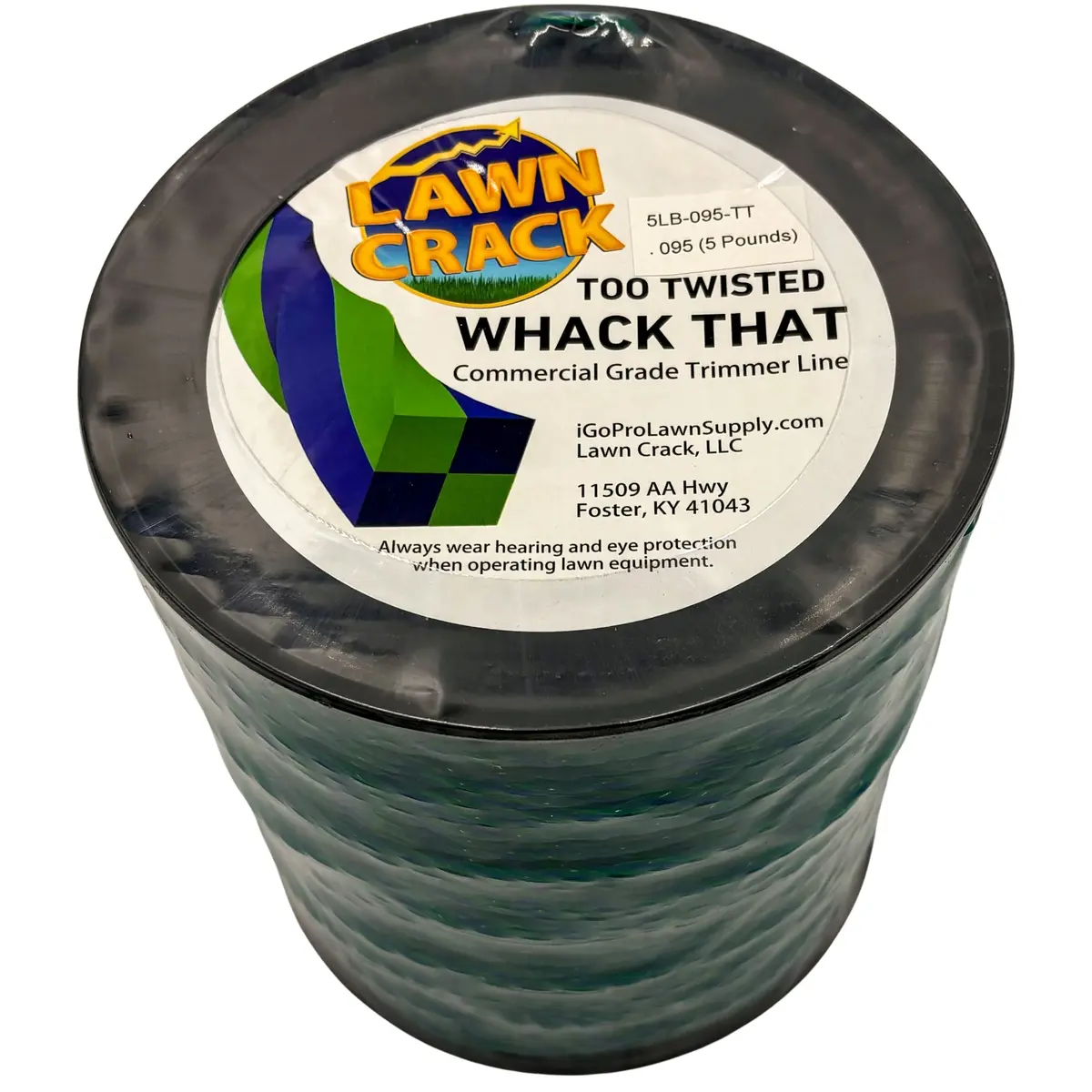 .095 Too Twisted Trimmer Line 5 Pounds Commercial Grade Lawn Crack 1