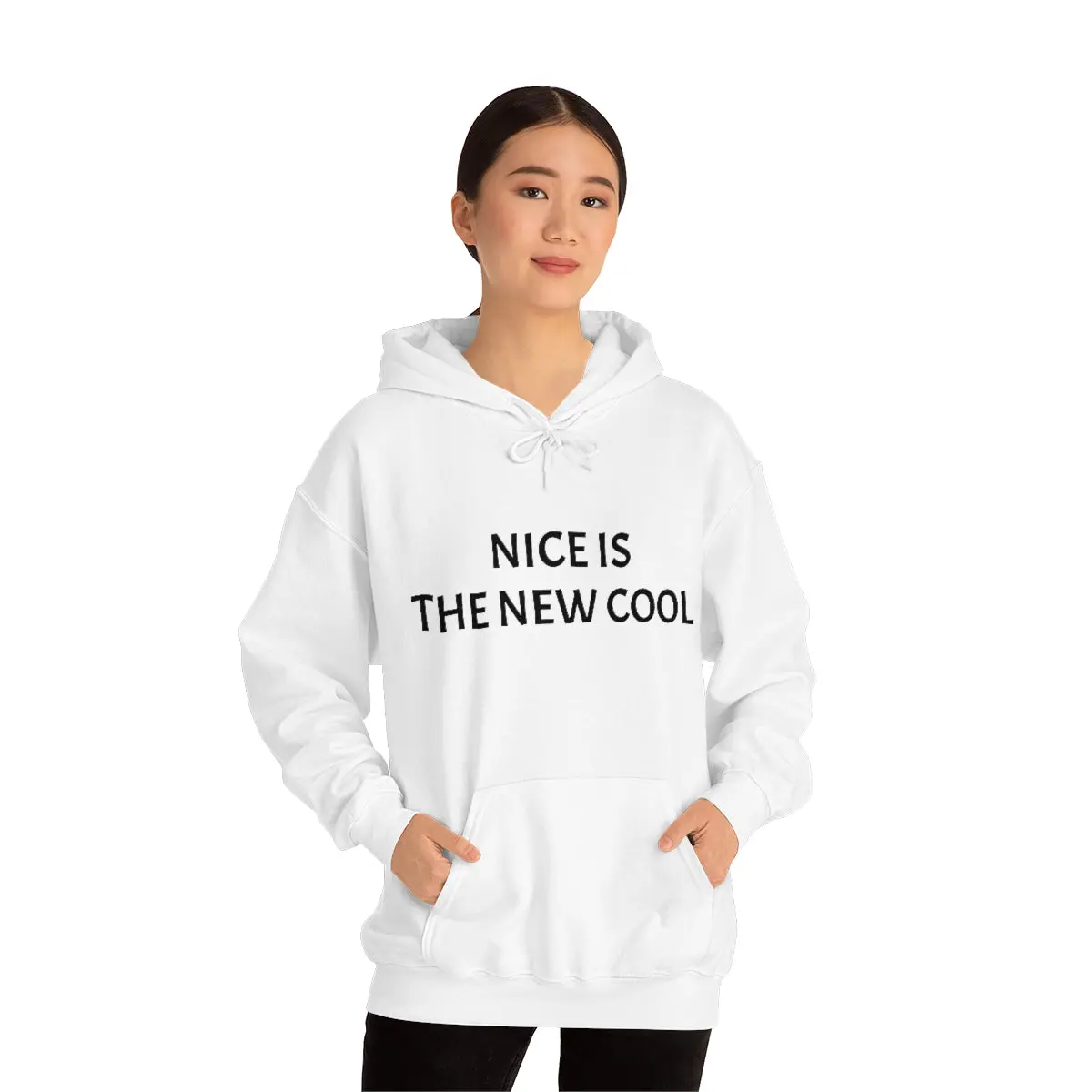 Nice Is The New Cool Heavy Blend™ Hooded Sweatshirt 2