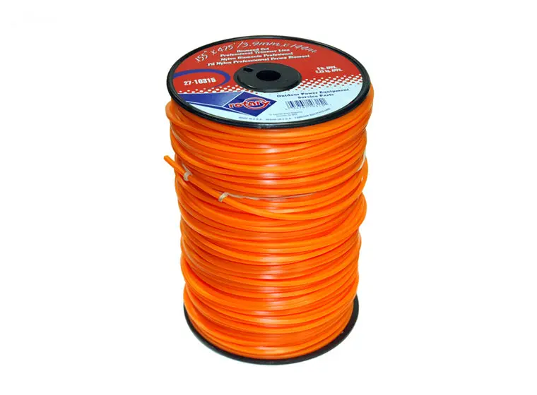 .155" Trimmer Line 5# Spool Orange Diamond - Rotary 10315 1