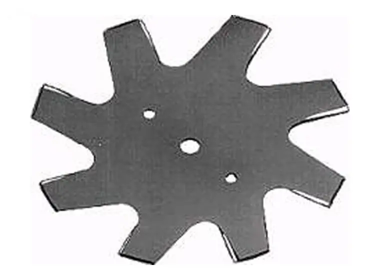 Edger Blade 9" Long X 1/2" Hole 7-Tooth Star 1