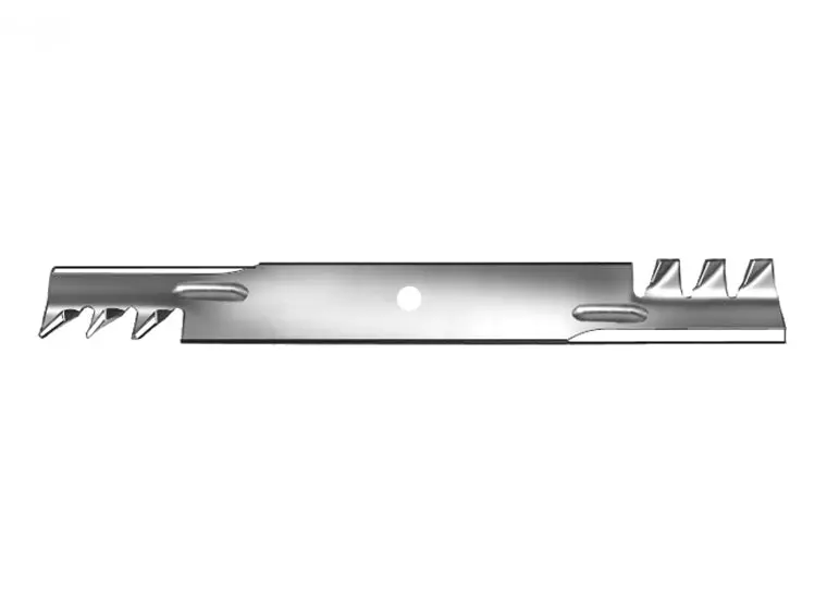 72" Exmark Gator-Style Mulching Blade For Lazer Z (24-1/2" Long X 15/16" Hole) 1