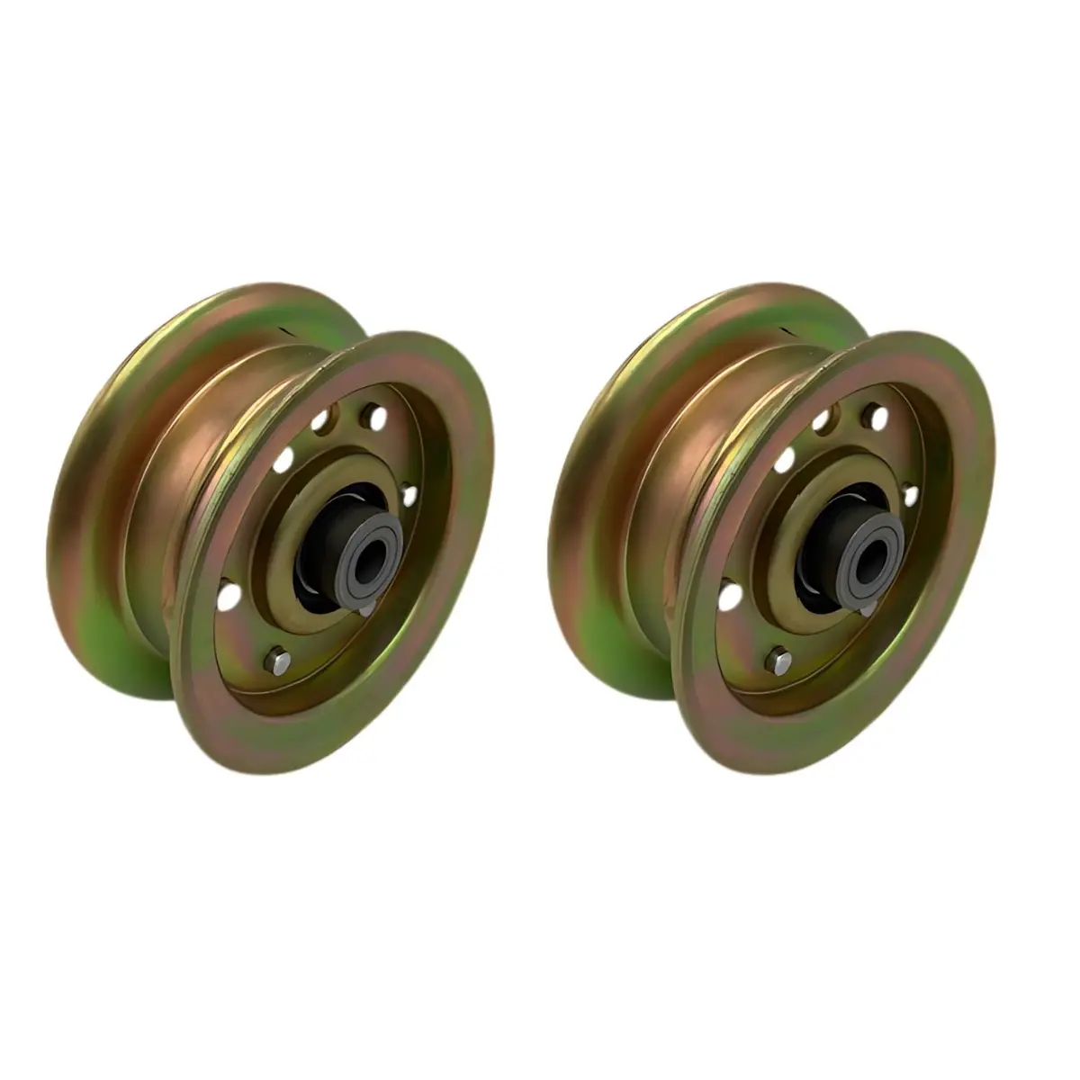 2 Pack Flat Idler Pulleys For Husqvarna 532177968  532193197 & Craftsman 177968 193197 1