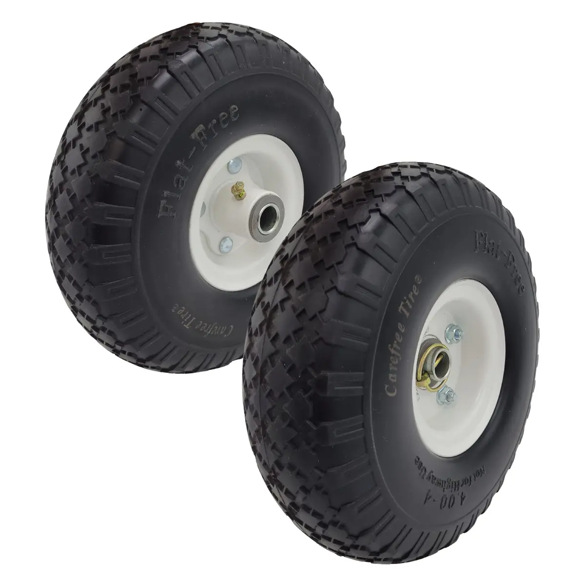 Bradley Mower Sulky 'Ts' Model 2-Wheel Wheel & Tire Set (Taller Tire - Flat-Free Upgrade) 1