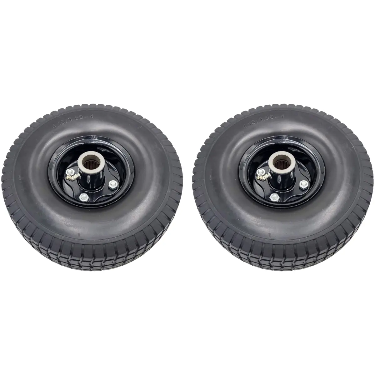 2-Pack 2-Wheel Mower Sulky Flat-Free Wheels P/N 15041 For Ts2000-Ts2006n Havener Enterprises 1