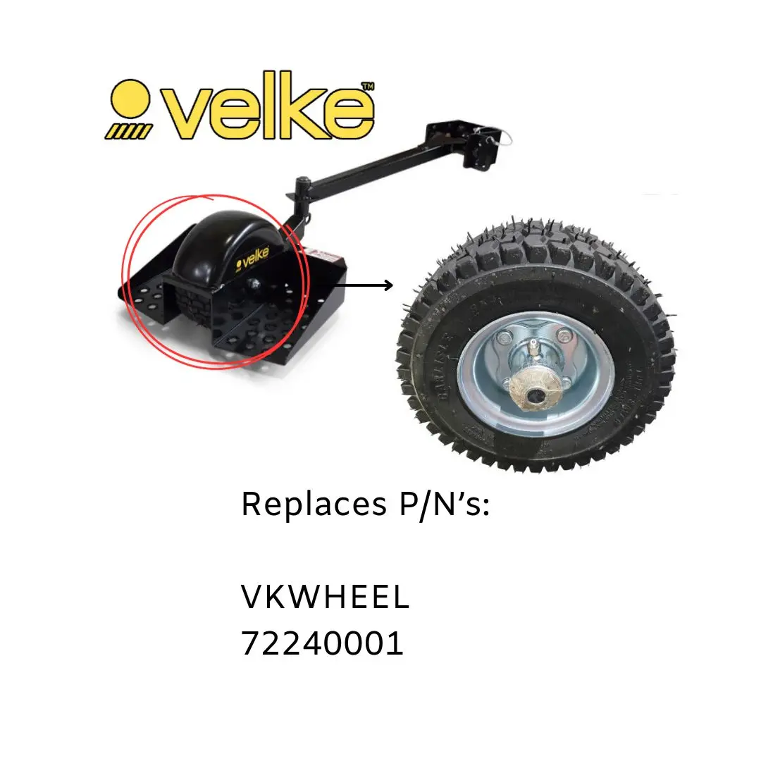 Velke Wheel, Tire & Spanner For 1-Wheel Sulkies P/N 72240001 (Vkwheel) 1