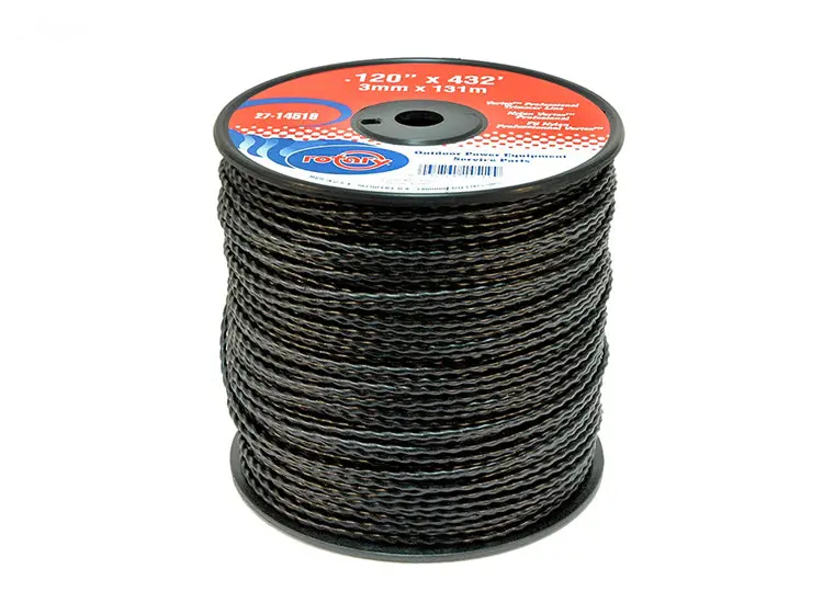 .120" (3Mm) Trimmer Line Rotary Vortex Medium Spool Black (14519) 1