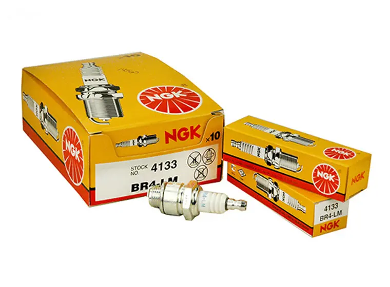 Ngk Spark Plug Br4lm Resistor Plug (10-Pack) 1