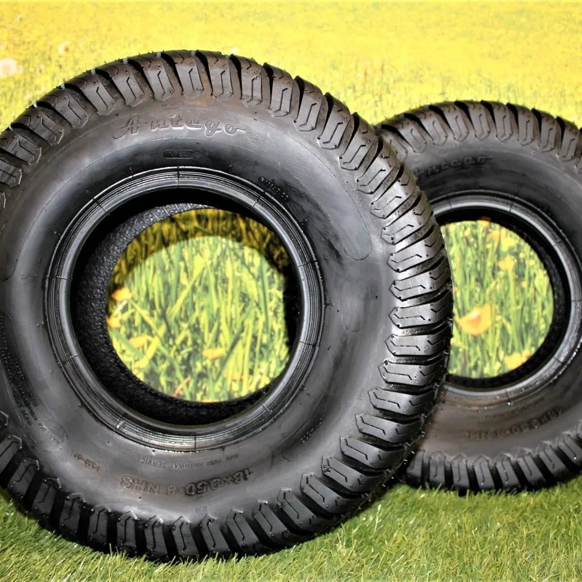 18X9.50-8 Turf Tires Atw-003 (Set Of 2) 1