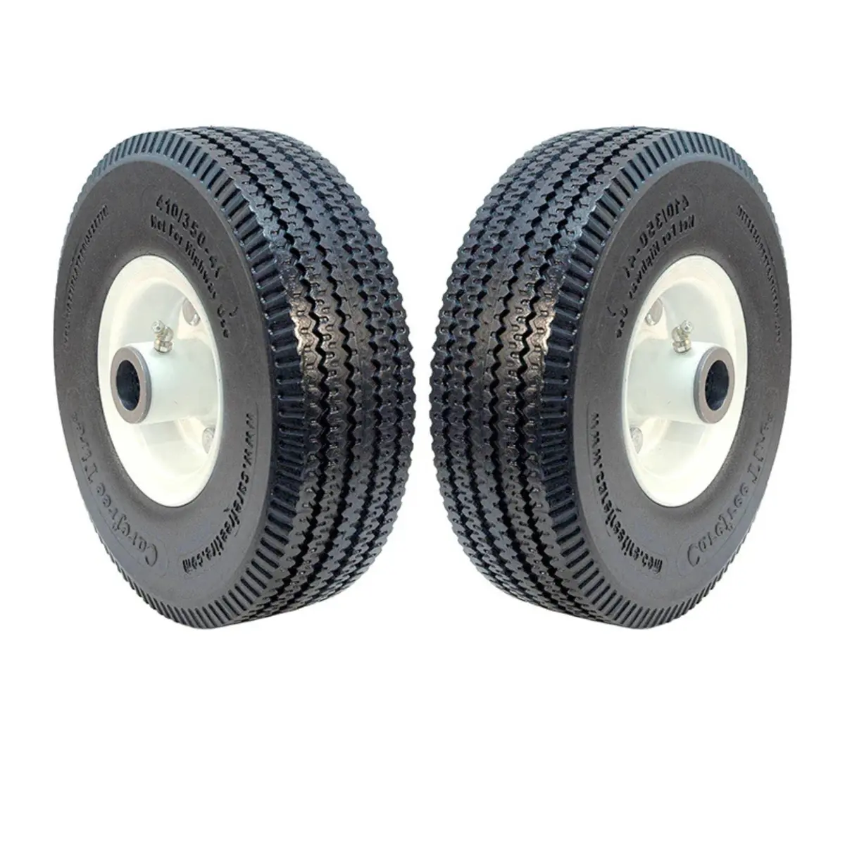 Bradley Mower Sulky 2-Wheel Sulky Flat-Free Wheel Set P/N 15041 Ff (Ts2000 - Ts2006n Models) 1