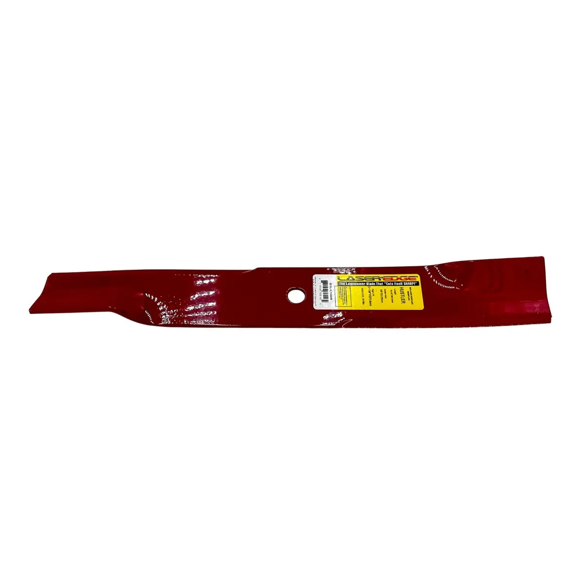 54" Hustler & Spartan Fisher Barton Laseredge® Self-Sharpening Blade (18.5" Long X 5/8" Hole, 1/5" Thick Notched) 1