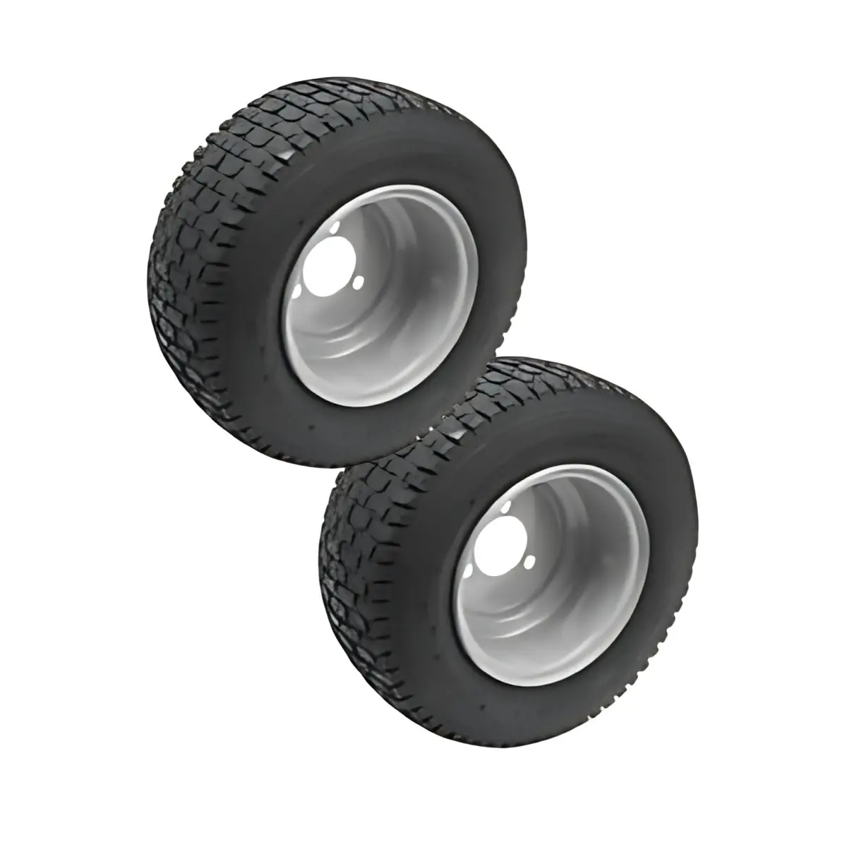 16X6.50-8 Snapper Rear Engine Wheel & Tire Set (3-Holes - Painted Grey) 1