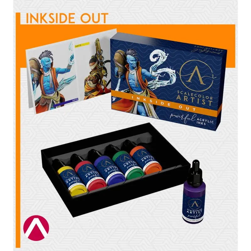 Inkside Out: Scalecolor Artist Paint Set 2