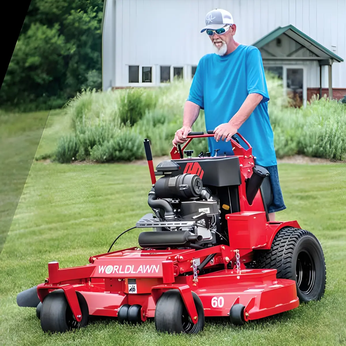 60" Worldlawn Venom Stand-On Mower Model Wys60fx730vx 1
