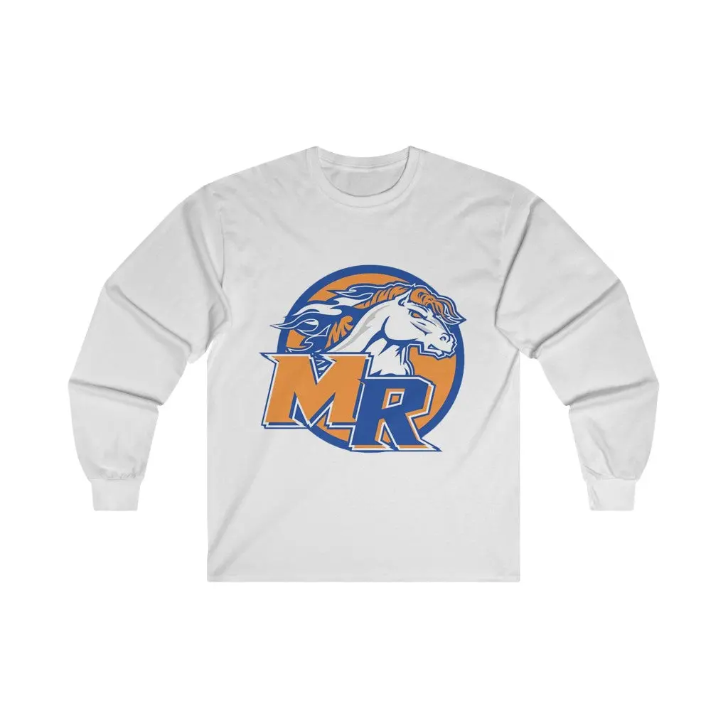 Marvin Ridge HS Slim-Fit Long Sleeve Tee – Versatile School-Themed Top - Image 2