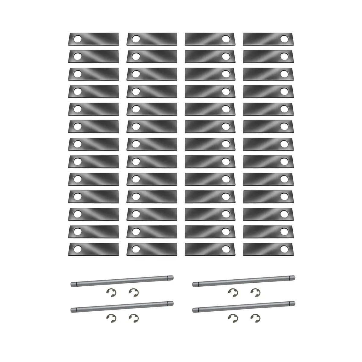 Dethatcher Blade And Shaft Set P/N 539005203 (For Bluebird, Husqvarna, Redmax & More) 1