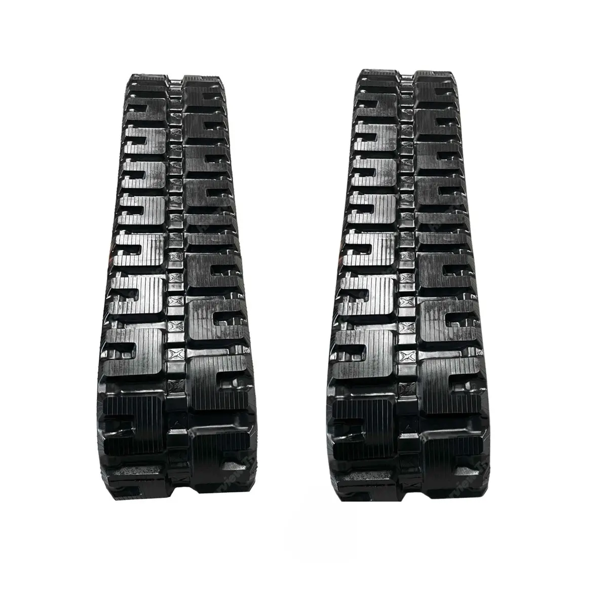 400X86x55  Rubber Tracks (Set Of 2)  C-Block Tread Pattern (16") 1