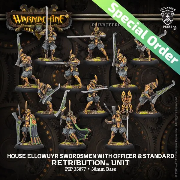 House Ellowuyr Swordsmen With Officer And Standard Unit (Archived) 1