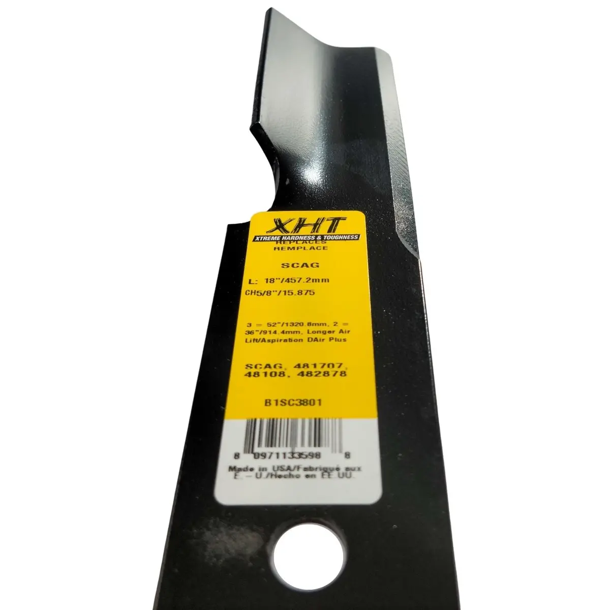 52" Stihl Marbain Steel High-Lift Blades Wb03-710-6000-A (Set Of 3) 1