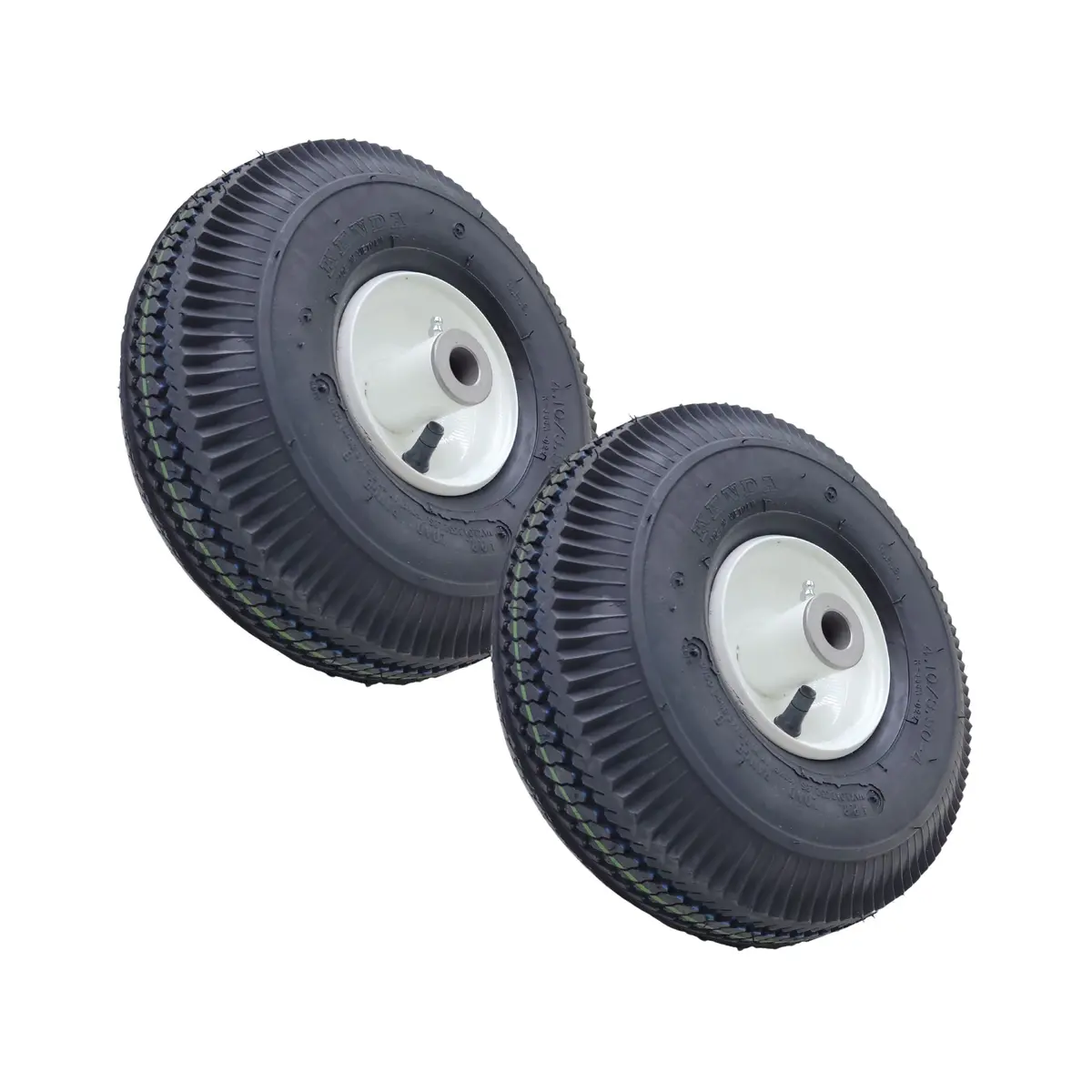 10" Toro Timecutter Front Wheel & Tire Set (4.10X3.50-4 Kenda Tire Upgrade!) 1