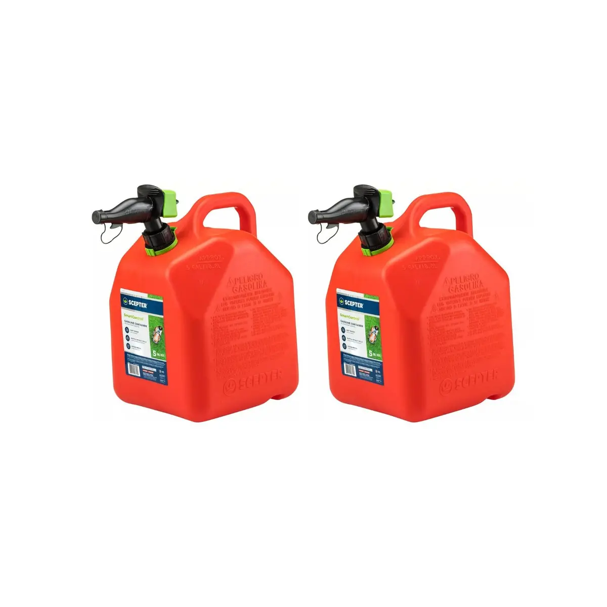 5-Gallon Gas Can 2-Pack (Scepter Smartcontrol Fr1g501) 1