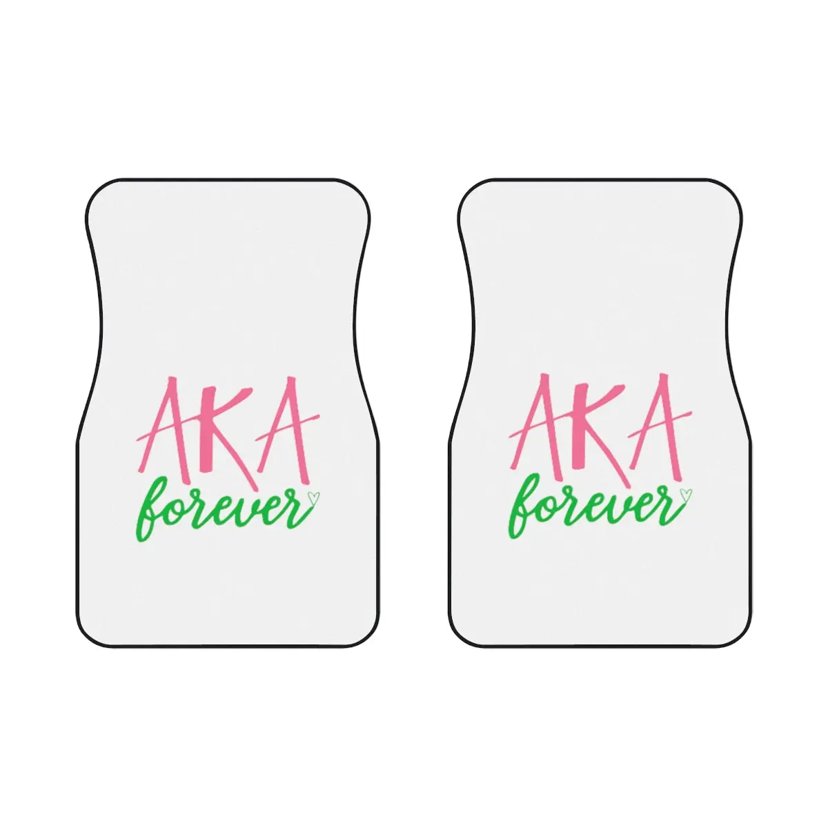 Aka Forever Car Mats (2X Front) 1