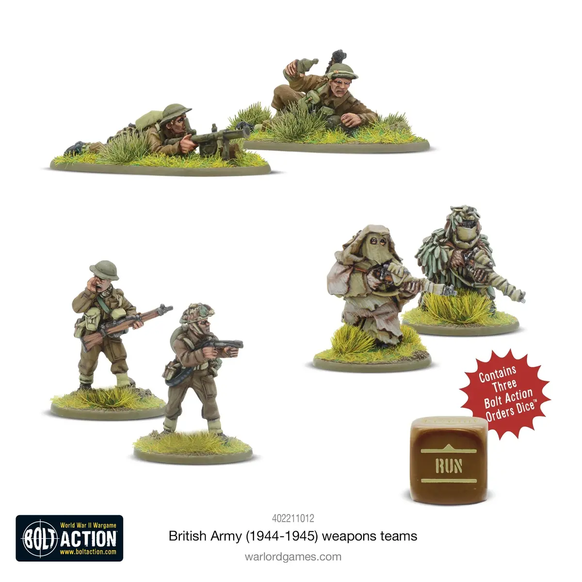 British Army (1944-45) Weapons Teams (Extra Small Box) 1