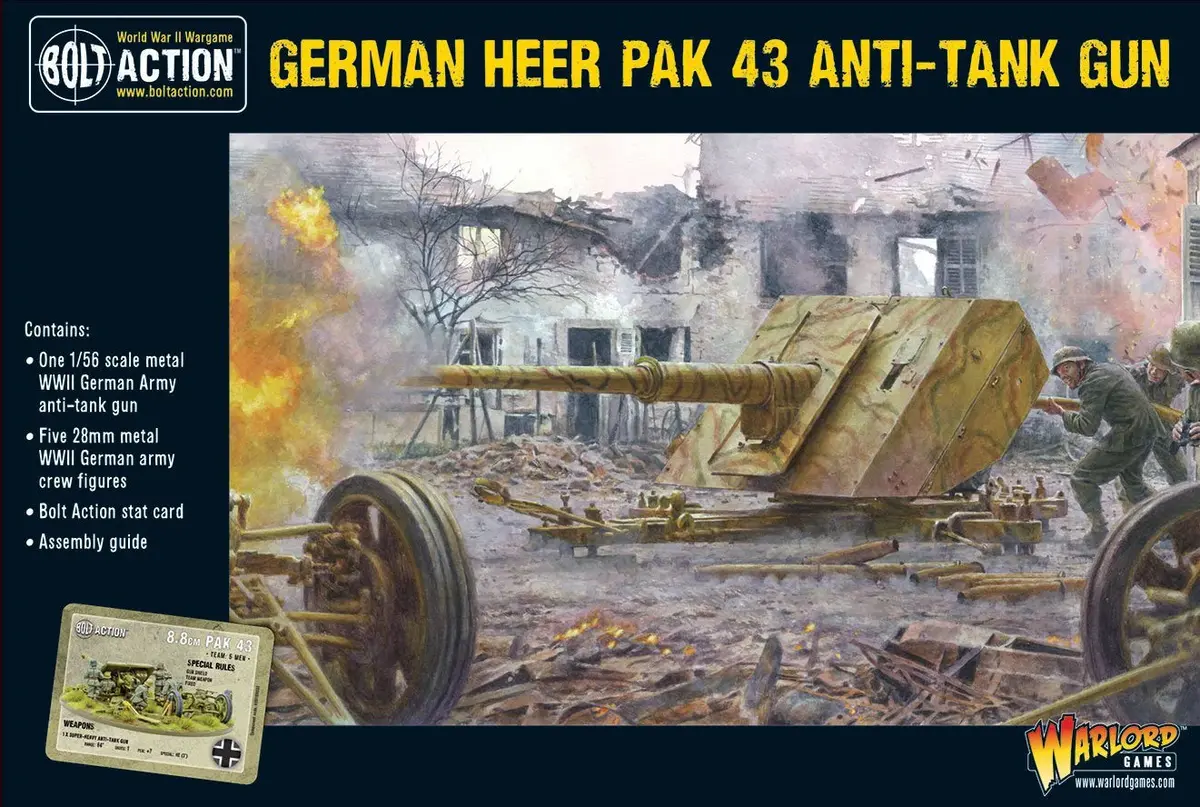 German Heer Pak 43 Anti-Tank Gun (Box) 1