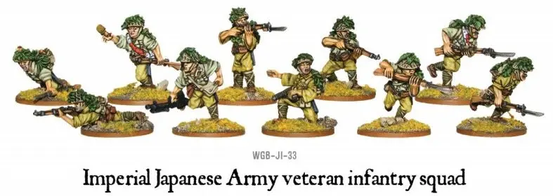 Imperial Japanese Army Veteran Infantry Squad (Small Box) 1