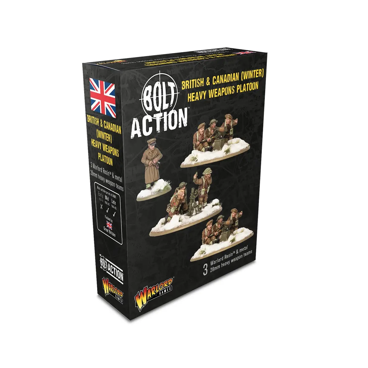 British & Canadian Infantry (Winter) Heavy Weapons Platoon (Small Box) 1