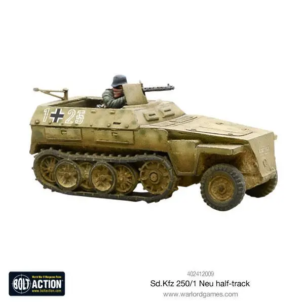 Sd.Kfz 250/9 Neu 2Cm Recce Half Track (Pack) 1