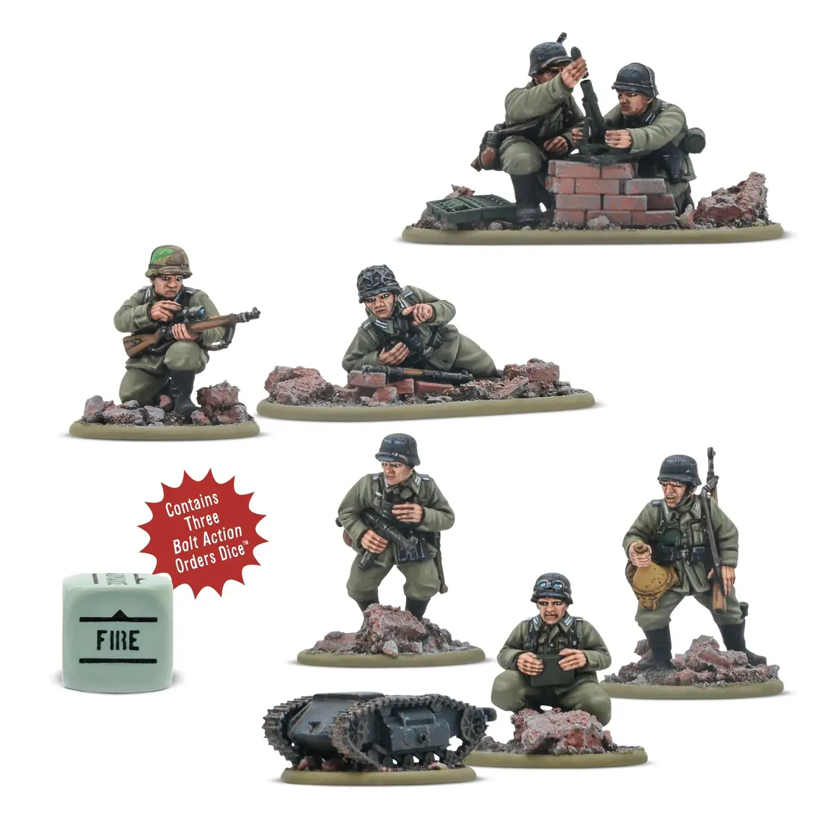 German Veteran Infantry Weapons Teams (Extra Small Box) 1