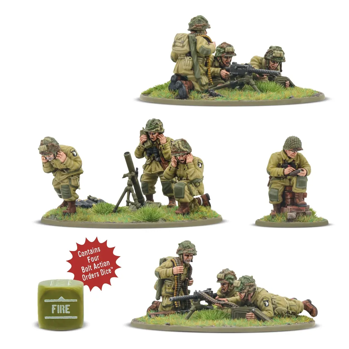 Us Airborne (D-Day) Platoon Heavy Weapons Platoon (Small Box) 1