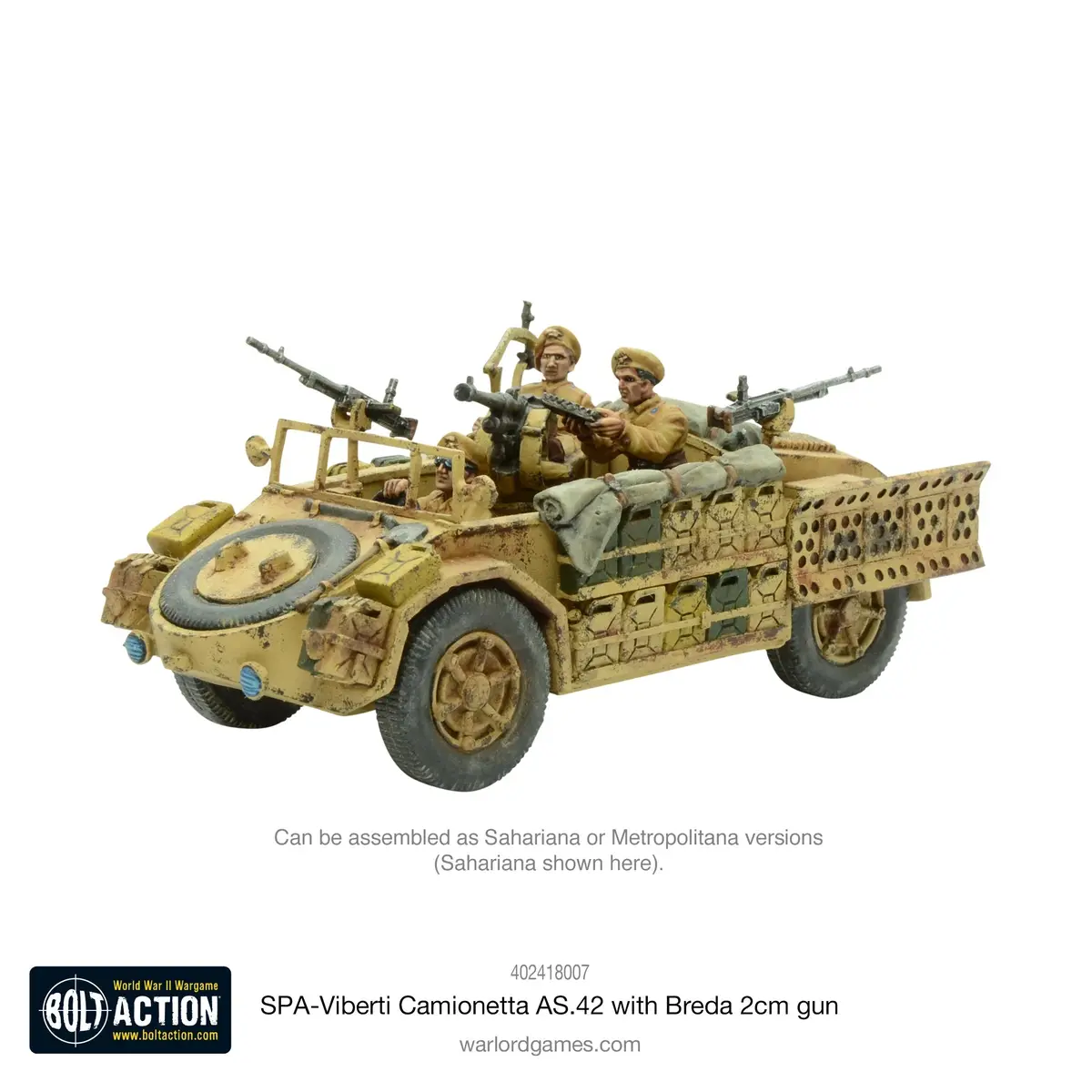Spa-Viberti Camionetta As. 42 With Breda 2Cm Gun (Pack) 1