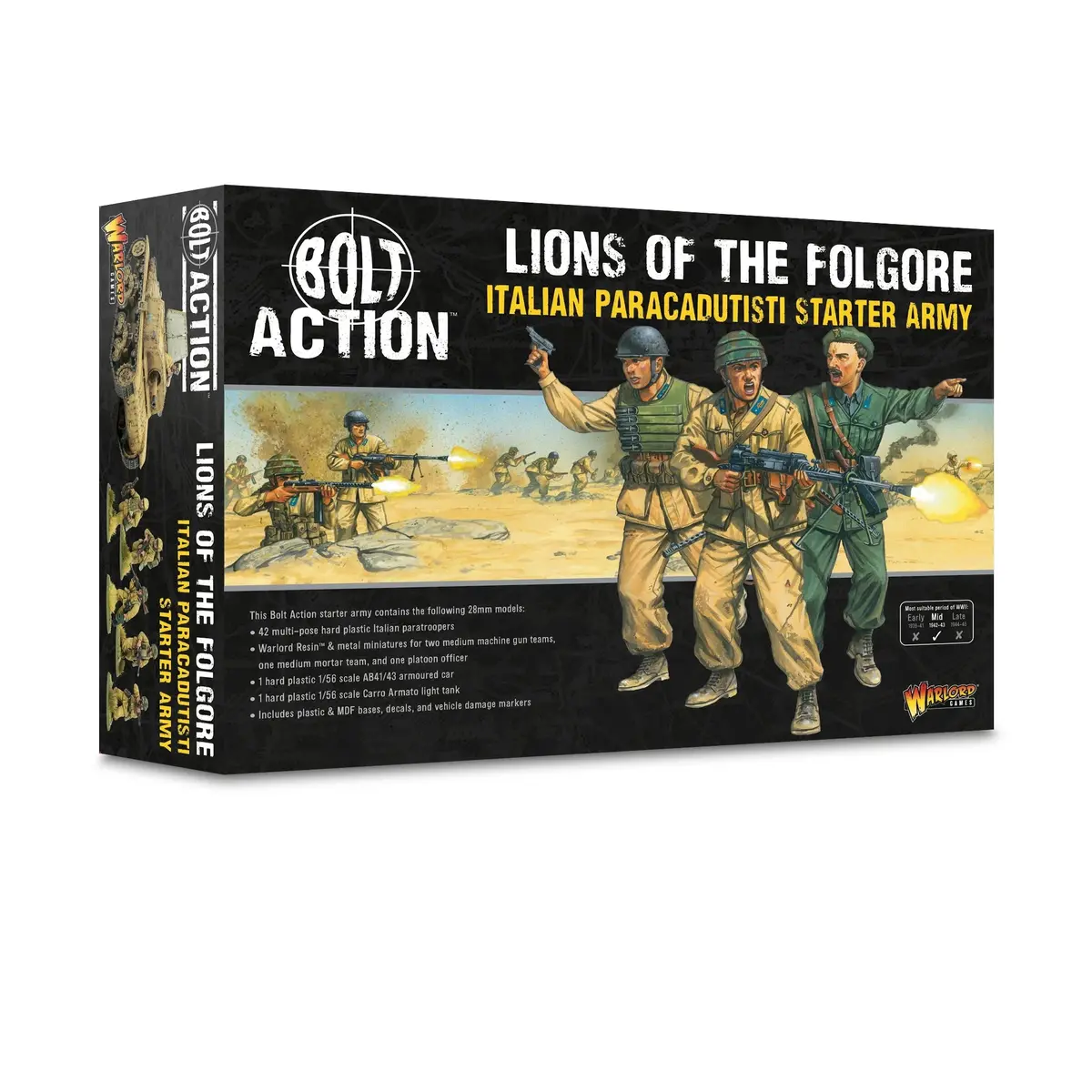 Lions Of The Folgore - Italian Paracadutisti Starter Army (Pre-Order Late April/Early May) 1