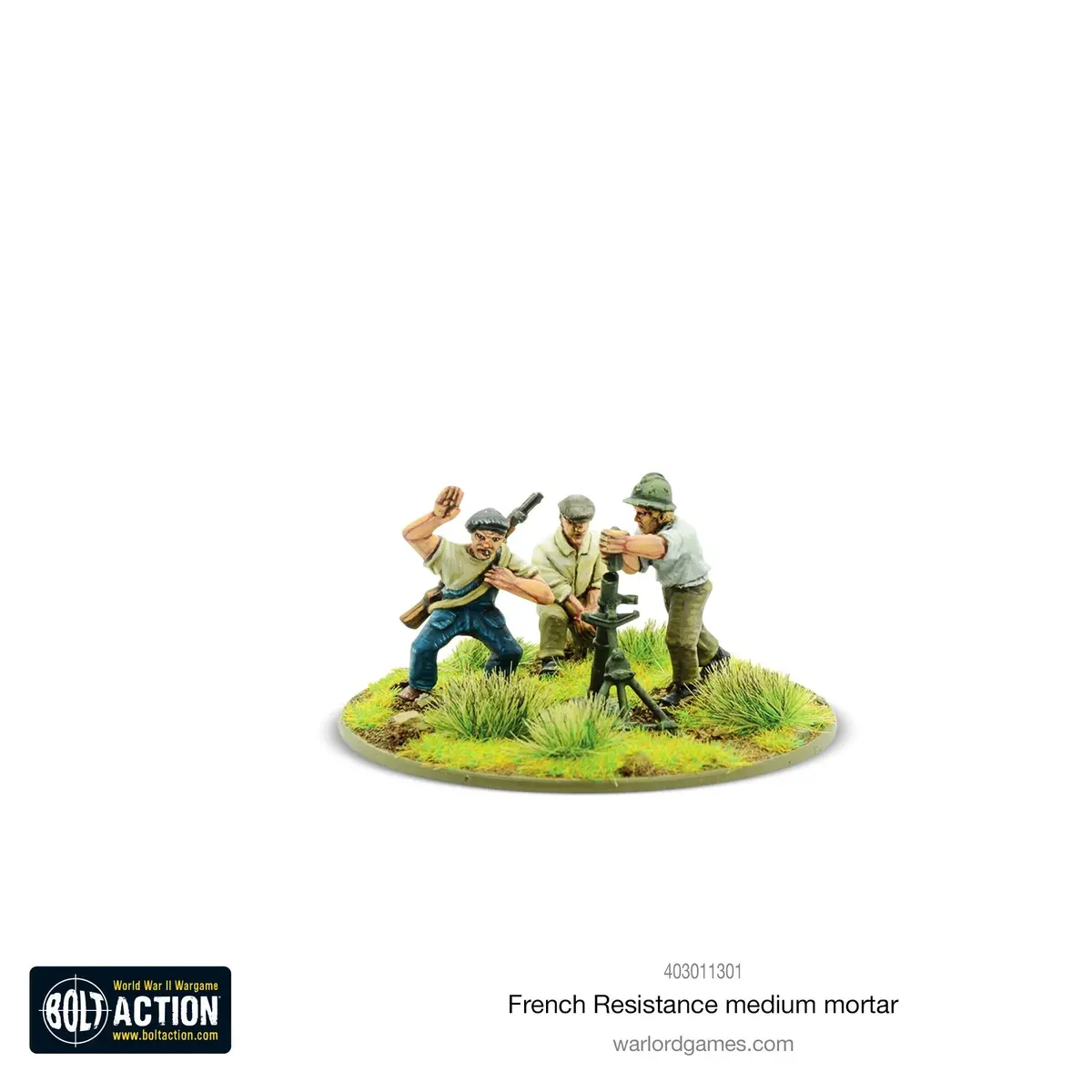 French Resistance Medium Mortar Team (Blister) 1