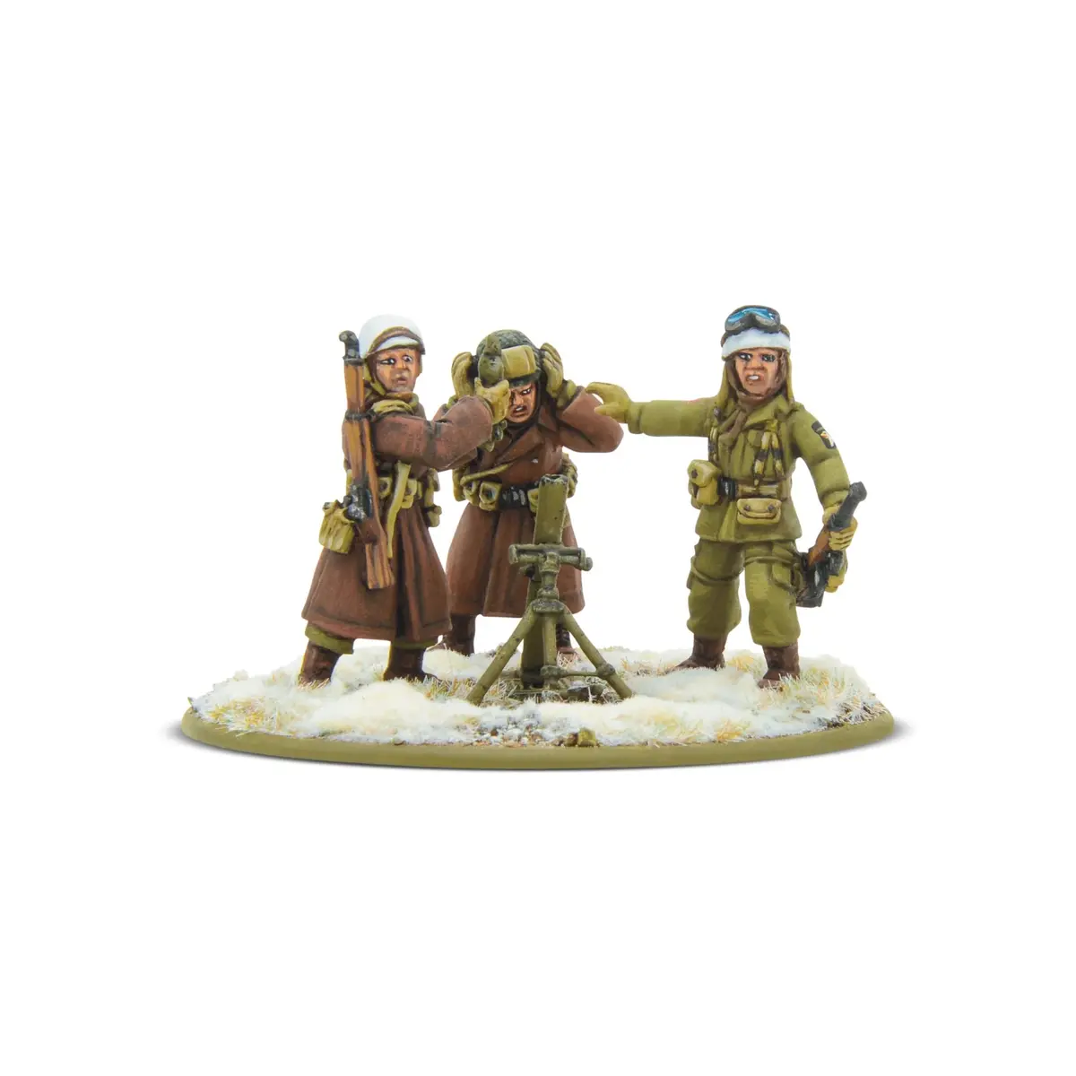 Us Airborne (Winter) Medium Mortar Team (Blister) 1