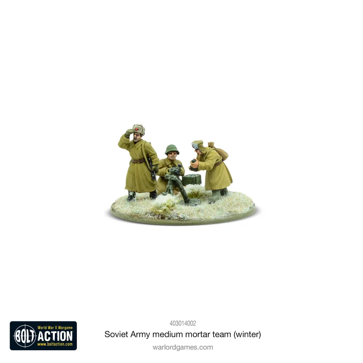 Soviet 82Mm Mortar Team (Winter) (Blister) 1