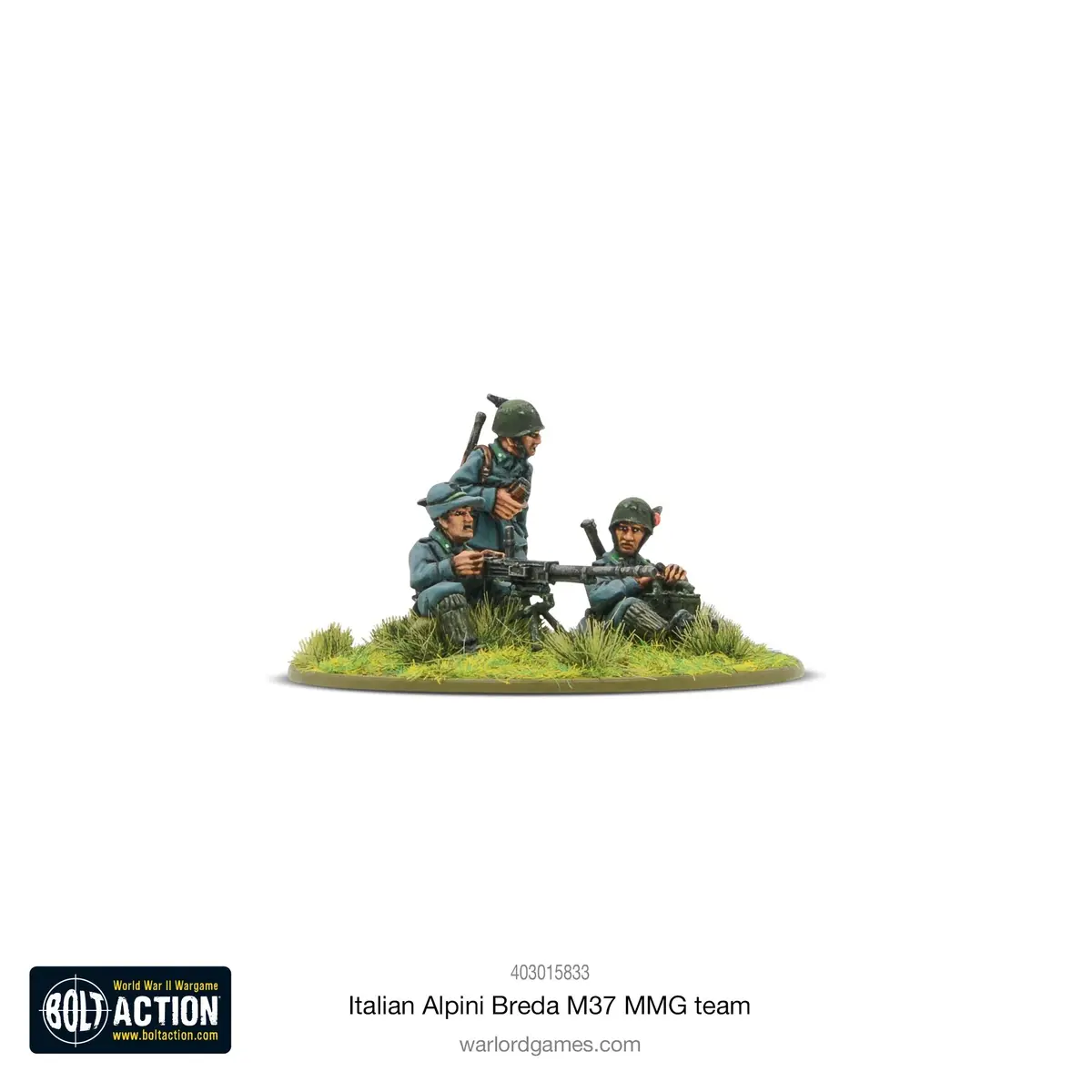 Italian Alpini Breda M37 Medium Machine Gun Team (Blister) 1