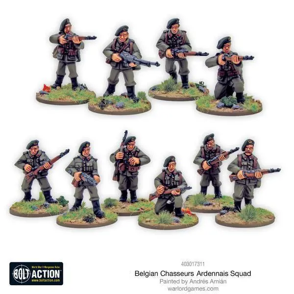 Belgian Chasseurs Ardennais Squad (Blister) 1