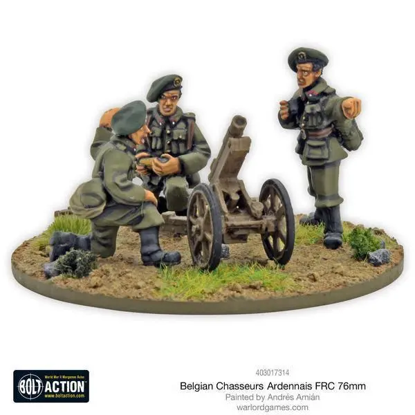 Belgian Chasseurs Ardennais Frc 76Mm Infantry Gun (Blister) 1