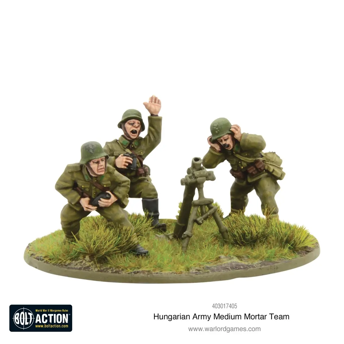 Hungarian Army Medium Mortar Team (Blister) 1