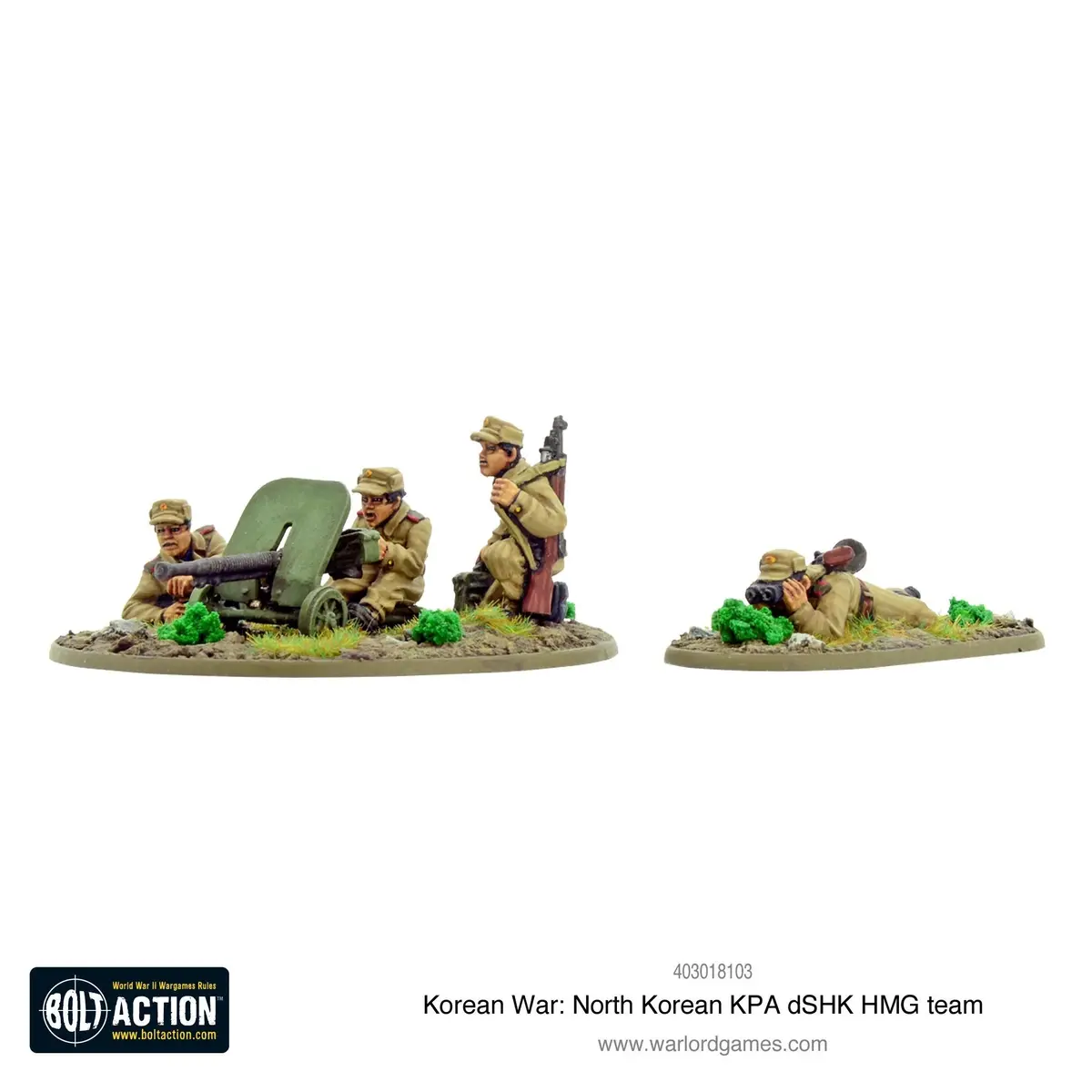 North Korean Kpa Dshk Hmg Team (Blister) 1