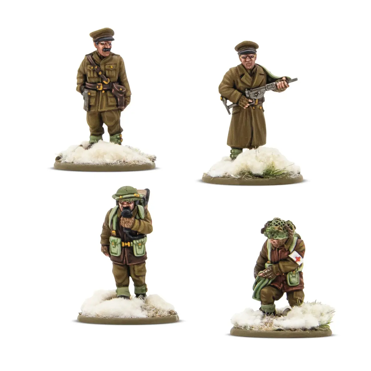 British & Canadian Infantry (Winter) Hq (Blister) 1