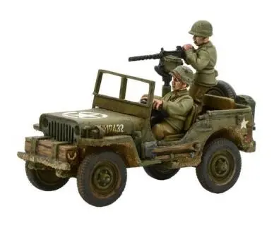 Us Army Jeep With 30 Cal Mmg (Blister) 1