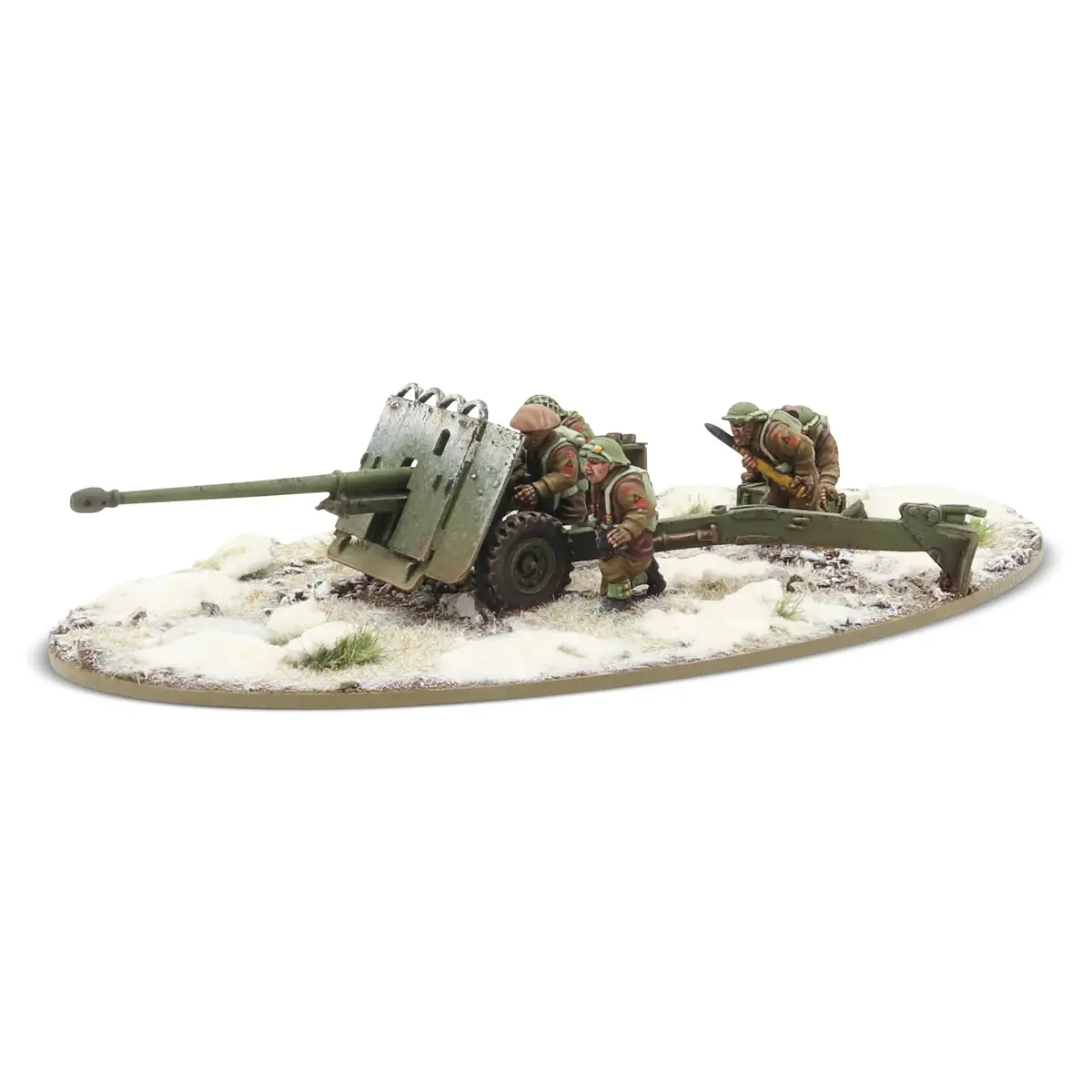 17 Pdr Anti-Tank Gun With British Infantry (Winter) Crew 1