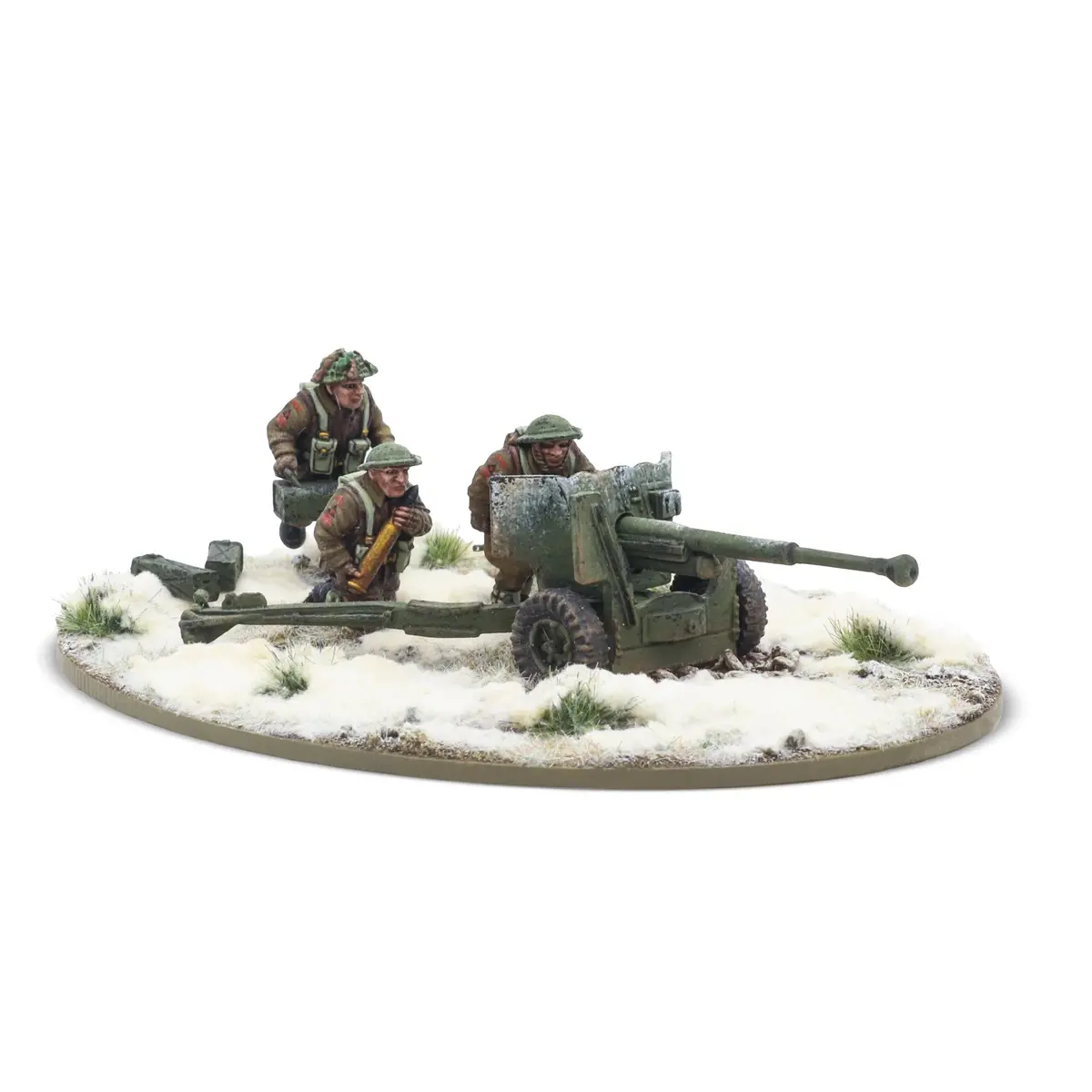 6 Pdr Anti-Tank Gun With British Infantry (Winter) Crew 1